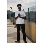 Akçaylar Bisiklet Yaka Havlu Kumaş Yarı Oversize (Hafif Geniş Model) T-Shirt - 2XL - Beyaz