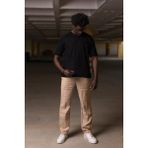 Akçaylar Bisiklet Yaka Havlu Kumaş Yarı Oversize (Hafif Geniş Model) T-Shirt - 2XL - Siyah