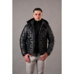 Akçaylar Regular Fit Kapşonlu Astarlı Kapitone Erkek Mont - 58 - Siyah