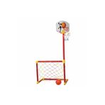 AKCICEK Portatif Futbol Kalesi Ve Basket Potası 2'si Bir Arada