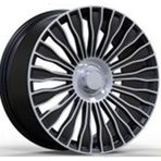 AKD-A0013-01-1 8.5x20" 5X112 ET36 66.6 Black Machined 20 İnç Jant Takımı (4 Adet)