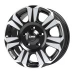 AKD-A1239-04 6.5x16" 5x118 ET60 71.1 Black Diamond 16 İnç Jant Takımı (4 Adet)