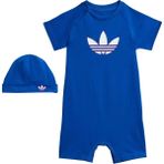 AKD1047 Adidas Ts Gıft Set Bebek Tulum Mavi - 3 - 6 Ay