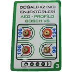 Akdemir 100 Adet 7mm Ocak Memesi Enjektörü Tüm Markalar