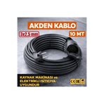 AKDEN Kablo 10 Metre 3x2,5mm Uzatma Kablosu Tam Kesit Kaynak Makinası Kullanıma Uygundur
