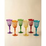 Akden Store El Kesmesi Kristal Dekor Kadeh / Su Bardağı 270CC - Renkli