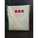 Akdeniz 200X160CM White screen arkaplan Beyaz kumaş Fon Perde+Yapışkanlı Duvar Askı Aparatları