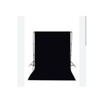 Akdeniz 2x3m siyah fon perde +stand