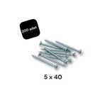 Akdeniz 5x40 Sunta Vida Paket 200 Adet - Kalınlık 5 Mm - Uzunluk 40 Mm - Sivri Uçlu Ahşap Tahta Ağaç Vidası