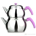 Akdeniz Çaydanlık Takımı Küre Aile Boy Soft Şirazi Bakalit Kulp Akd104 0043 4722 1,60-2,40L