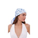 Akdeniz Dalları Model Fular Bandana Şal Estascarf 70x70 Cm