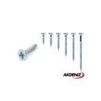 Akdeniz Sunta Vidası 4,0X60 Çinko 5 Paket