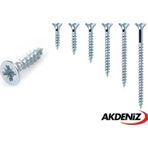 Akdeniz Sunta Vidası 5,0x90 Mm Çinko 5 Paket 500 Adet