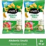 Akdeniz Usulü Yeşil Bezelye Atıştırmalık Cips 85 gr X2 Adet