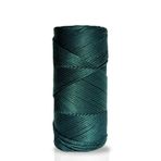 Akduman İplik 200 gr - 2mm Nefti Yeşili Polyester Makrome Ipi Çanta Ipliği Ve Supla Ip