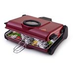 AKEL AB661 1200 W Bordo Elektrikli Izgara, Kokusuz ve Dumansız Mangal, Barbekü