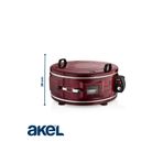Akel AF008B 34 Litre Büyük Boy Yuvarlak Davul Fırın, 53 cm, Sülale Boy, Termostatlı, Ön Gözetleme Camlı