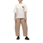 AKEP Yuvarlak Yaka Düz T-Shirt, M, 5003160721, Beyaz, Kadın