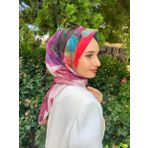 Aker 7146 Sport Angel Serisi Yazlık Desenli Pudra Eşarp