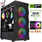 Aker Akerpc FR01 Ryzen 5 5500 16GB Ddr4 500GB SSD RTX4060 8gb Oyuncu Masaüstü Bilgisayar - FreeDos - İşletim Sistemi Yok