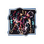 Aker Çok Renkli Kadın Desenli Eşarp 8807701321