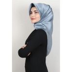 Aker Düz Ipek Eşarp 7747758-324 Buz Mavisi