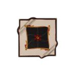 Aker Eşarp Ekru-Lacivert Kadın Eşarp 8821230313