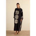 Aker Geometrik Desenli Cotton Yaz Serinliği Kimono