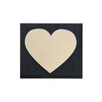 Aker Hediyelik Ayna Pleksi Kalp Gümüş 2mm 8x7cm Pakette 10 Adet Süsleme Için Ideal