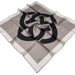 Aker İpek Eşarp - 8800701-315 Vizon Siyah Sura