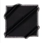 Aker İpek Eşarp - 8959713-911 Siyah Twill