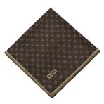 Aker İpek Eşarp - 8981713-933 Kahve Gold Twill