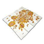 Aker Krem Sarı Karma Desen Sura İpek Eşarp 31207