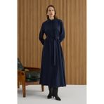 Aker Lacivert Elbise