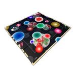 Aker Siyah Karma Desen Tivil İpek Eşarp 8806713-911