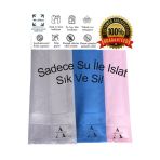 Akersam Temizlik Bezleri Mikrofiber Temizlik Ve Cam Bezi 3'Lü ,Mega Boy(Sihirli Bez)