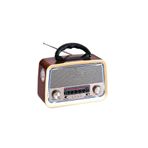 AKF 301bt Şarjlı Nostaljik Görünümlü Radyo Bluetoothlu Mp3 Çalar Radyo Müzik Kutusu