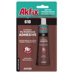 Akfix 610 Montaj Yapıstırıcı 50 ml Tüp Ahşap Metal Plastik Yüzeylerde Hızlı Kuruma Özelliği
