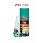 Akfix 705 Süper Hızlı Yapıştırıcı - Mdf Kit 200ml+50ml