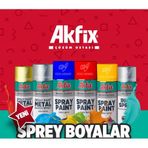 Akfix 9006 400 ml Alüminyum Sprey Boya