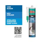 Akfix 900N 280 Nötr Şeffaf Ayna Silikonu