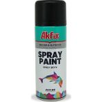 Akfix Akrilik Sprey Boya 400 ml - Mat Siyah