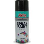 Akfix Akrilik Sprey Boya 400 ml - Parlak Siyah