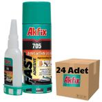 Akfix GA065 Mdf Hızlı Yapıştırıcı 1 Koli (24 Adet) 400ml+100Gr (705)