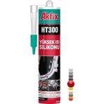Akfix HT300 Kırmızı 280 ml Rtv Yüksek Isı Silikonu