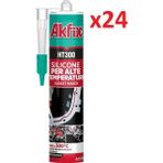 Akfix HT300 Yüksek Isı Silikonu Sıvı Conta 310 ml Kırmızı (1 Koli - 24 Adet) - 1 Adet