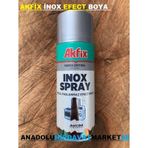 Akfix Inox Sprey Boya Inox Buzdolabı Fırın Boyası 400Ml