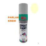 Akfix Krem Renk Glossy Cream Ral 1015 Sprey Boya İç ve Dış Cephe Sprey 1 Adet
