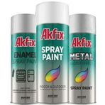 Akfix Mat Beyaz Akrilik Sprey Boya 400ml SP423123