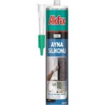 Akfix SA081 280 ml Nötr %100 Ayna Silikonu